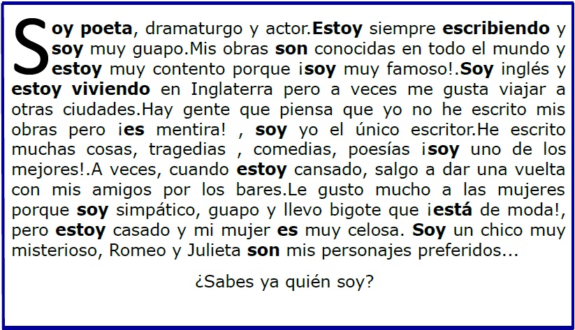 Ser of Estar
