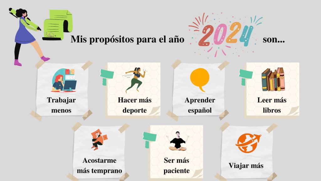 Propósitos de Año Nuevo: goede voornemens in het Spaans